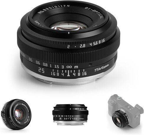 TTArtisan AF 17mm F1.8 Air E-Mount APS-C STM Lens, Ultra Wide ＆ Large Aperture Mirrorless Lenses for Sony ZV-E10 II, A6700, A6400, A6100 for Vlogging & Travel Photography in Kuwait