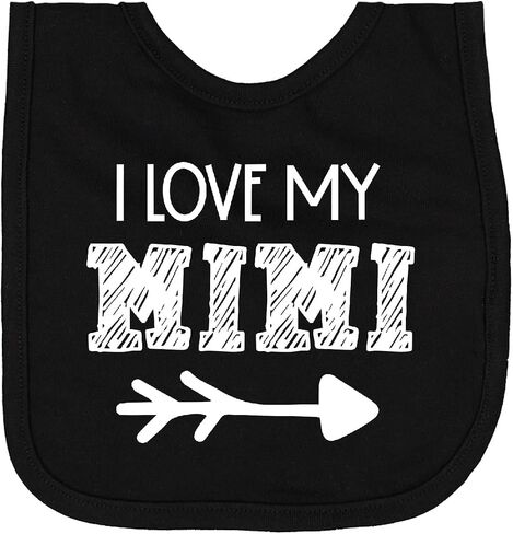 inktastic I Love My Mimi with Arrow Newborn Bib in Kuwait