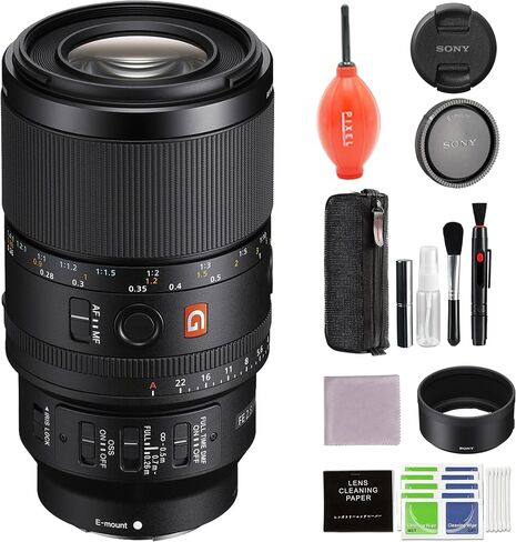Sony FE 100mm f/2.8 Macro GM Lens (Sony E) Bundle with Advanced Accessories in Kuwait
