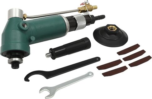 700W 12000rpm Air Grinder, 4-Inch Pneumatic Air Wet Stone Polisher Grinder Infinitely Variable Speed Water Wet Air Sander, Portable Concrete Polighing Air-Powered Stone Polishing Kit in Kuwait