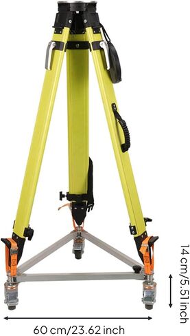 Surveying Tripod Trolley Rolling Tripod Base with Wheels Stable Stabilizer for Surveyors, Construction Sites, Studios, Workshops in Kuwait