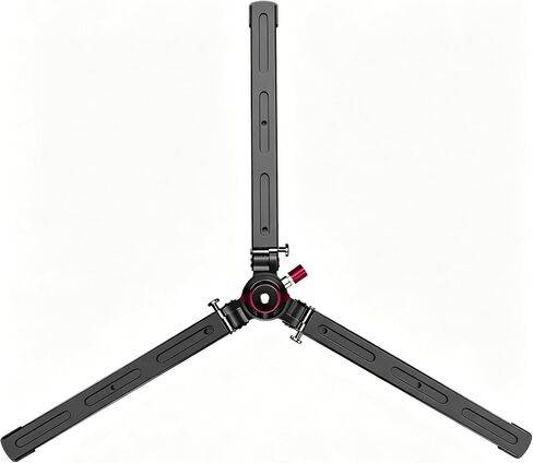 ST-4 Mini Monopod Tripod Base Desktop Stand w/360° Rotatable Tilt Ball Head | Large 3-foot stable base with anti-slip pads, quick foldable storage, universal 3/8" screw for monopod/ball head/DSLR cameras in Kuwait