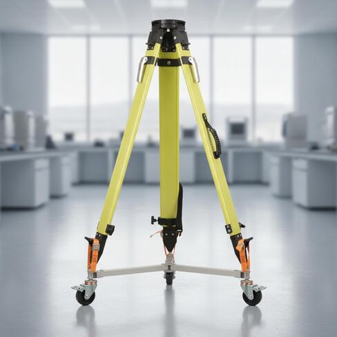 Surveying Tripod Trolley Stable Tripod Base with Wheels Portable Stabilizer for Surveyors in Kuwait