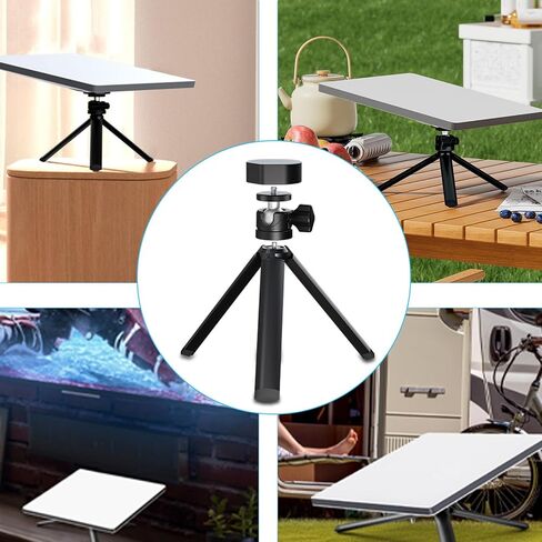 Angles Adjustable Tripod Holder Feature Double Thread Adapter Crafted from Metal for Reliabled Signals Reception Ball Head Tripod Stand in Kuwait