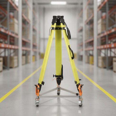 Surveying Tripod Trolley Heavy Duty Tripod Base with Wheels Rust Resistant Support for Surveyors, Construction Sites, Studios, Workshops in Kuwait