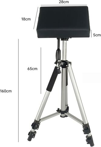 Portable Equipment Stand Tripod Stand Armrest Panel Telescopic Pole Rotating Head Engineered with Alloy and Seamless Angle Control for Positioning in Kuwait