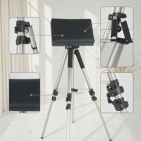 Portable Equipment Stand Tripod Stand Armrest Panel Telescopic Pole Rotating Head Engineered with Alloy and Seamless Angle Control for Positioning in Kuwait
