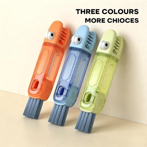 3 in 1 Cup Lid Gap Cleaning Brush Set, Multifunctional Bottle Cleaning Brush, Cleans Narrow Bottles Easily, Home Kitchen Crevice Brush Tools (3 Pack) in Kuwait