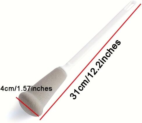 1pc Nordic Long Handle Sponge Brush for Bottle Cup Jug Cleaner Kitchen Tools Cleaning Supplies Dishwashing Scrubber in Kuwait