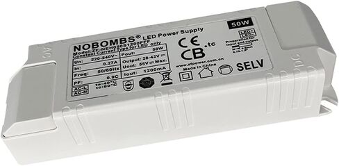 Power Supply 50W Double high PF no Flicker Anti-Interference EMC Anti-Surge Waterproof LED Drive Power Supply in Kuwait