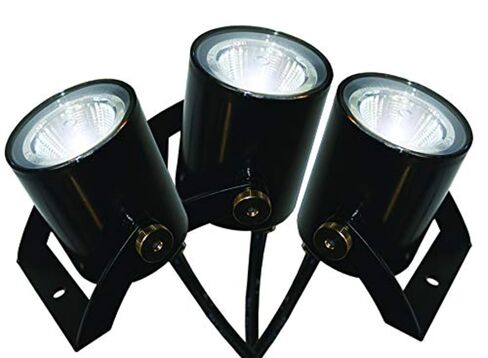 LED Composite Light, 3 Fixtures, 11Watts ea., 120V, Includes Color Lenses w/red, Blue, Green & Amber, 50' Cord in Kuwait