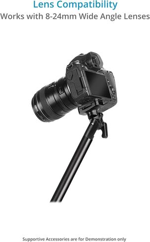 FLYCAM DSLR Camvest Hands-Free Body Camera Mount Harness, 1.3kg/3lb | L47 3ft telescopic pole with 180° ball-head tilt for POV or third-person shooting angles in Kuwait