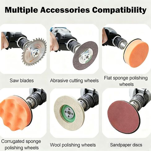 5Pcs Angle Grinder Adapter, Drill to Angle Grinder Conversion Kit, Electric Drill Connecting Rod Set, 10mm Metal Adapter Accessories for Cutting Grinding Polishing Power Tools in Kuwait