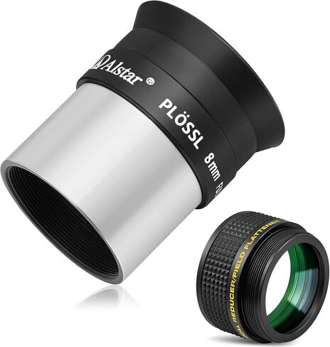 Alstar f/6.3 Reducer Corrector - Bundle with - 1.25 Inch Plossl Telescope Eyepiece - 8mm in Kuwait