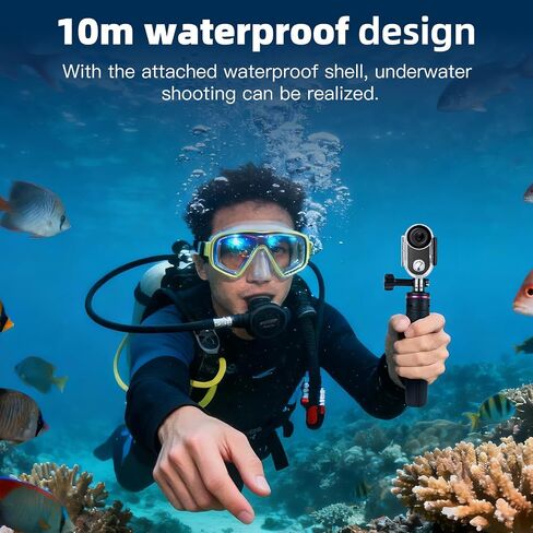 2.7K Body Camera Thumb Size Magnetic Wearable WiFi Waterproof Mini Body Cam | with Memory Card, Accessories Kits Body Cameras with Audio and Video Recording for Sport Travel Daily Vlog Outdoor Activities in Kuwait