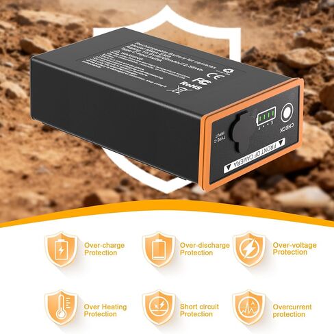 2 Pack 6700mAh Battery Pack Compatible with Moultrie Edge Cellular Trail | High Capacity Replacement Battery for Moultrie Power mag Battery with Moultrie Edge,Edge PRO,Edge 2,Edge 2 PRO,Edge 3 Camera in Kuwait