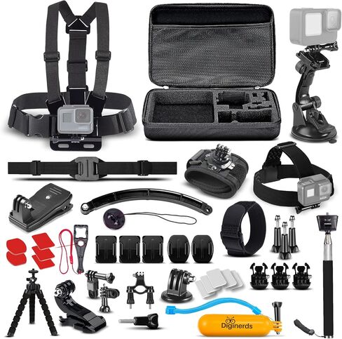 DJI Osmo Pocket 3 Capture More Combo with 1-Inch CMOS Sensor, 4K 120fps Video, 3-Axis Gimbal Stabilization, Compact Handheld Vlogging Camera (CP.OS.00000376.01) + 50-in-1 Accessory Kit + More in Kuwait