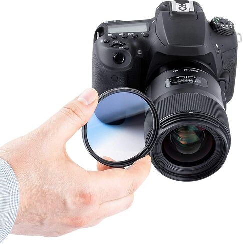 Ultimaxx 67MM 6PC Gradual Color Lens Filter Accessory Kit Compatible with EF 35mm f/2 is USM Lens, EF 70-200mm f/4L USM Lens, Nikon AF-S NIKKOR 28mm f/1.8G Lens, and More in Kuwait