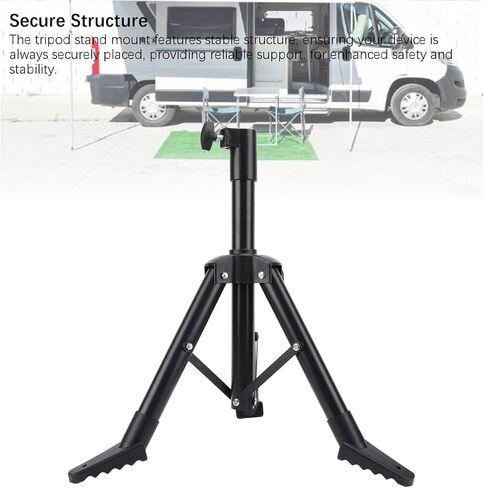 Fabater Gen 2 Tripod Stand, Portable Foldable Heavy Duty Satellite Tripod, Antenna Mount with Adjustable Height 1.47 to 2.06 Feet for RV Yacht in Kuwait