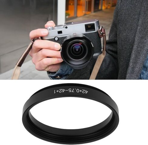 1 Pack Camera Thread Adapter Ring M42x0.75 T2 Male to M42x1 Female Compatible with Cameras and Telescopes in Kuwait