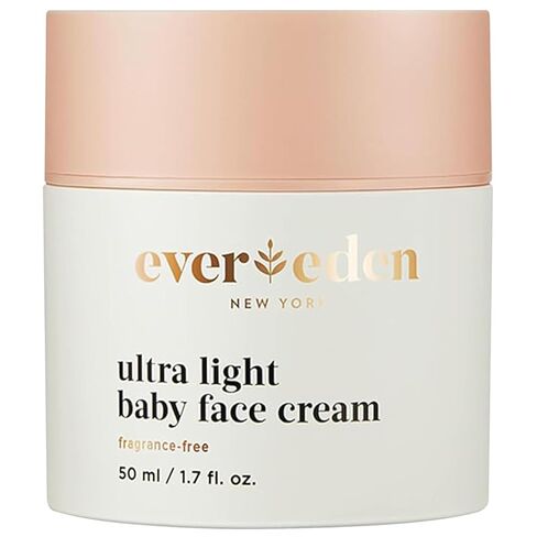 Evereden Nourishing Baby Face Cream, Fragrance-Free, Dermatologist-Tested | Developed with Harvard & Stanford Dermatologists, Non-Greasy & Moisturizing, Sunflower, Grapeseed & Jojoba Seed Oil, 1.7 oz. in Kuwait