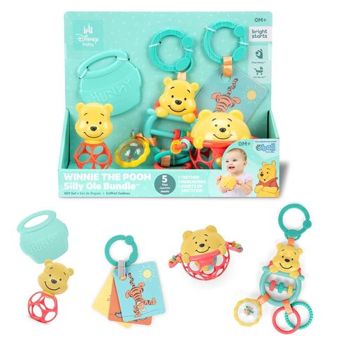 Disney Baby Stitch Tropical Teethe Rattle & Teether by Bright Starts, Pineapple Shaped Activity Teether Toy for Newborns and Up in Kuwait