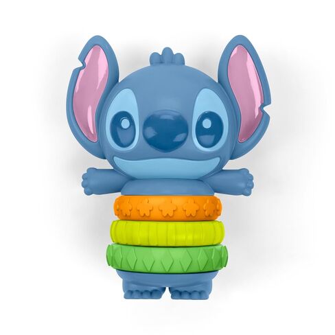 Disney Baby Stitch Tropical Teethe Rattle & Teether by Bright Starts, Pineapple Shaped Activity Teether Toy for Newborns and Up in Kuwait