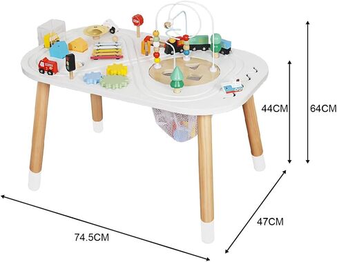 touch us Baby Activity Cubes for Kids & Toddlers | Activity Table, Wooden Bead Mazes in Kuwait