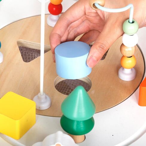 touch us Baby Activity Cubes for Kids & Toddlers | Activity Table, Wooden Bead Mazes in Kuwait