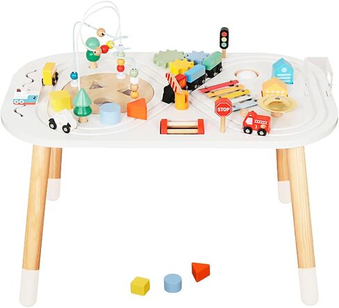 touch us Baby Activity Cubes for Kids & Toddlers | Activity Table, Wooden Bead Mazes in Kuwait