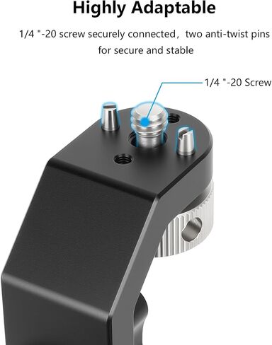 CAMVATE M6 Rosette Mount with M6 Screw to 1/4"-20 Anti-Twist Screw-3989 in Kuwait