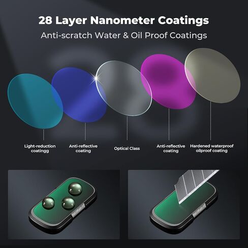 K&F CONCEPT Black Diffusion 1/4 Filter Compatible with Insta360 Luna Ultra | Black-Mist 1/4 Filter with Magnetic Mount, Creates a Cinematic Soft Glow and Atmospheric Mood, FI061 in Kuwait