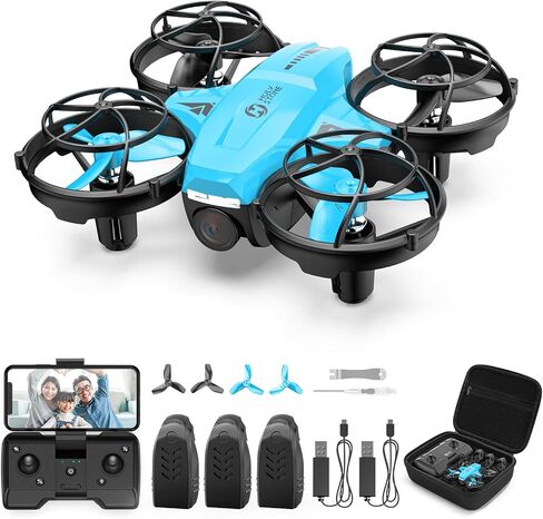 Holy Stone HS420 Mini Drone with 1080P HD FPV Camera for Kids Adults Beginners, Pocket RC Quadcopter with 3 Batteries 1 Carrying Case,Toss to Launch,Gesture Selfie, Altitude Hold, Circle Fly, Orange in Kuwait