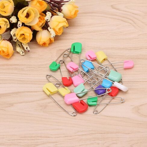 20pcs Colorful Pins Sewing Clothing Easy to Use Decorative for Crafting Cloth Nappy Diaper in Kuwait