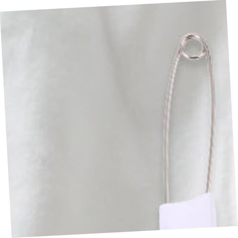 Kisangel 30 Pcs Large Diaper Safety Pins with Locking Closure White Multi-Functional Safety Brooch for Cloth Diapers in Kuwait