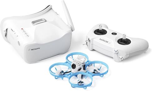 BETAFPV Meteor75 Pro FPV Kit 1S Whoop Drone with VR03 LR 2 SE All in One | 1S Brushless Whoop Drone with LAVA II 580mAh Up to 6Min, Simulator, DVR Function, Portable Bag Ready to Fly Freestyle in Kuwait