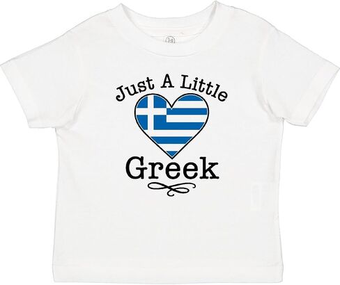 inktastic Just a Little Greek Heritage Baby T-Shirt in Kuwait