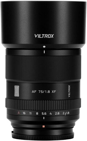 VILTROX 75mm F1.8 EVO Lens, AF 75mm f/1.8 E for Sony E Mount, Autofocus APS-C Prime Lens for Sony A7CII A7RⅤ a9ⅡZV-E1 a7RⅣ A6700 FX30 ZV-E10 a6600 a6500 in Kuwait