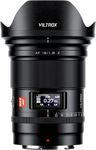 Viltrox AF 14mm F4.0 Z-Mount Camera Lens for Nikon | 112.6° Ultra-Wide Angle Auto Focus STM Prime Portrait Lens Compatible Z5 Z5II Z50II Z6II Z30 Z8 ZFC ZF in Kuwait