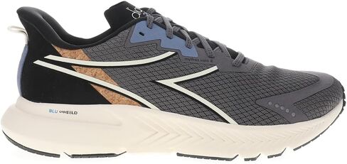 Diadora Mens Mythos Blushield Volo 4 2030 Running Sneakers Shoes - Black, Grey in Kuwait