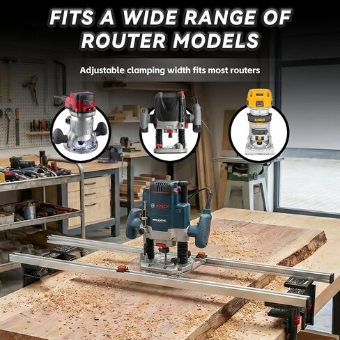 47.2in Router Sled for Flattening Slabs,3-Axis Height Adjustment System,Slab Flattening Jig for Woodworking Includes Pre-drilled and Blank Router Plates in Kuwait