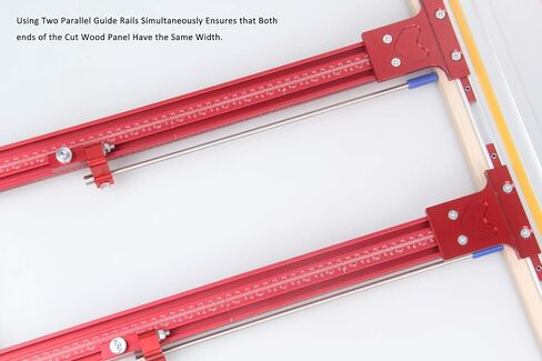 Track Saw Parallel Guide System for Woodworking Repeatable Rip Cuts for Track Saw Guide Rail Compatible with Festool, Makita, Milwaukee in Kuwait