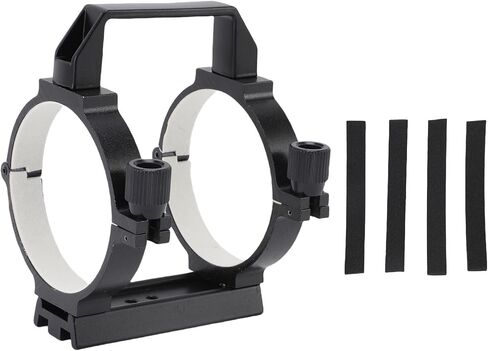 Telescope Tube Optical Tube Clamp Telescope Guide 90mm Aluminum Alloy Dovetail Plate Velvet Lining Padding Strips for 80mm to 90mm Tubes in Kuwait