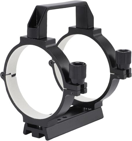 Telescope Tube Optical Tube Clamp Telescope Guide 90mm Aluminum Alloy Dovetail Plate Velvet Lining Padding Strips for 80mm to 90mm Tubes in Kuwait