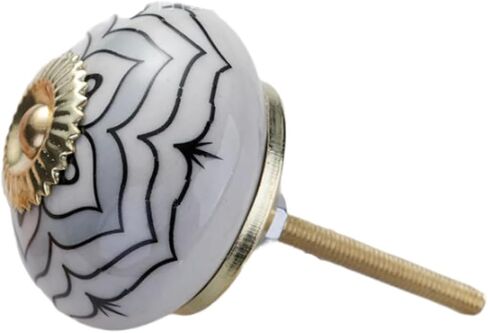 Cabinet Handles,Round Ceramic Furniture Knob(Tomato) in Kuwait