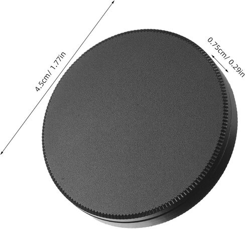 UKCOCO 1 Pair 43mm Lens Filter Organizer Cap with Cover Aluminum Alloy Lens Filter Carrying Cover for Camera Bag Compact and Quick Identification for Photographers in Kuwait