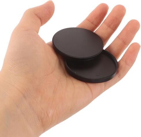 UKCOCO 1 Pair 43mm Lens Filter Organizer Cap with Cover Aluminum Alloy Lens Filter Carrying Cover for Camera Bag Compact and Quick Identification for Photographers in Kuwait