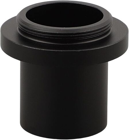 1X Microscope Camera Lens Adapter With C-Mount Thread, 23.2mm Metal Adapter For CCD Digital Eyepiece Biological Microscope Use in Kuwait