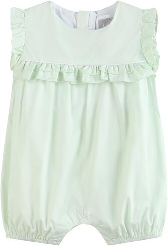 Lil cactus Baby Girls Ruffle Jumper Romper Cotton Bubble One Piece Infant Toddler Outfit with Snaps for Spring Summer Wear in Kuwait