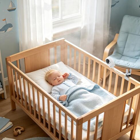 Flexible Baby Monitor Mount for Vtech VM819 /VM901 /Advanced HQ Max /VM919 /VM924 /VM320 /VM350 /VM546 /VM818 /VM923 etc, Baby Monitor Clip Clamp Mount – No Drilling, No Wall Damage, Portable Design in Kuwait